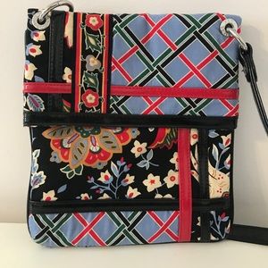 Vera Bradley Versailles Flipster Crossbody Purse